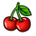 super graphics upside down combo frenzy cherry symbol icon