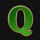 super marble q letter symbol icon