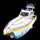 super money world yacht symbol icon