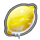 super wild fruits on ice lemon symbol icon