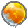 super wild fruits on ice orange symbol icon