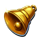 supernova shooting stars bell symbol icon