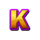 supernova shooting stars k symbol icon