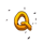supersized q symbol icon