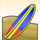 surf paradise surfboard symbol icon
