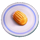 sweet baklava biscuit symbol icon