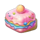 sweet kingdom pinkcake symbol icon