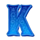 taco hell blue k symbol icon