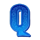 taco hell blue q symbol icon