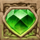 temple tumble green crystal symbol icon