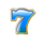 ten times wins blue7 symbol icon