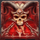 testament red skull symbol icon