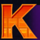 tetris super jackpots k symbol icon