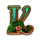 thai emerald k symbol icon