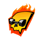 the bashing bros skateboard skull symbol icon