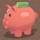 the cash king piggy symbol icon