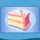 the cheshire cat cake symbol icon
