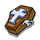 the count zombie coffin symbol icon