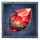 the dawn is coming red crystal symbol icon