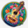 the explosive bandit guitar symbol icon