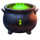 the explosive wizard cat magic cauldron symbol icon