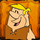 the flintstones rock around the pots barny symbol icon