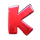 the flintstones rock around the pots k symbol icon