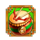 the fortune pig drum symbol icon