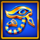 the golden mummy hold and win eye of horus symbol icon