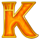the golden mummy hold and win gold k symbol icon
