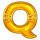 the golden mummy hold and win gold q symbol icon