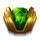 the grand green gem symbol icon