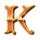 the knight king k symbol icon