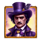 the library man gold symbol icon