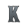 the library overdue k symbol icon