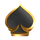 the luxe spade symbol icon