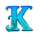 the racaroon k symbol icon