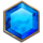 the race megaways blue gem symbol icon