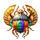 the scarab protector bug symbol icon