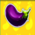 the smart rabbit eggplant symbol icon