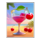the tipsy tourist christmas vacation hold and win cherry drink symbol icon