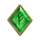 thor power whack and win green gem symbol icon