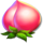 three star fortune peach symbol icon