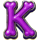 throne of flame k symbol icon