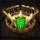 throne of gold crown symbol icon