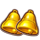 thunder coins bell symbol icon