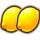 thunder coins lemon symbol icon