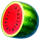 thunder express running wins watermelon symbol icon