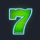 thunder mega sevens 7 green symbol icon