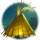 thundering buffalo golden stampede tent symbol icon